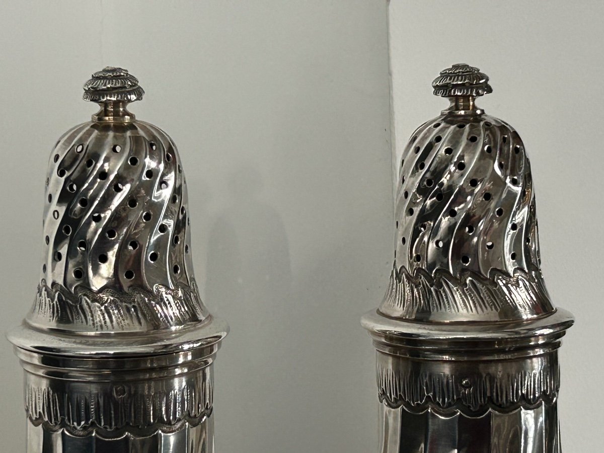 Pair Of Louis XV Sterling Silver Torso Shakers - Shaker - Bointaburet A Paris -photo-6