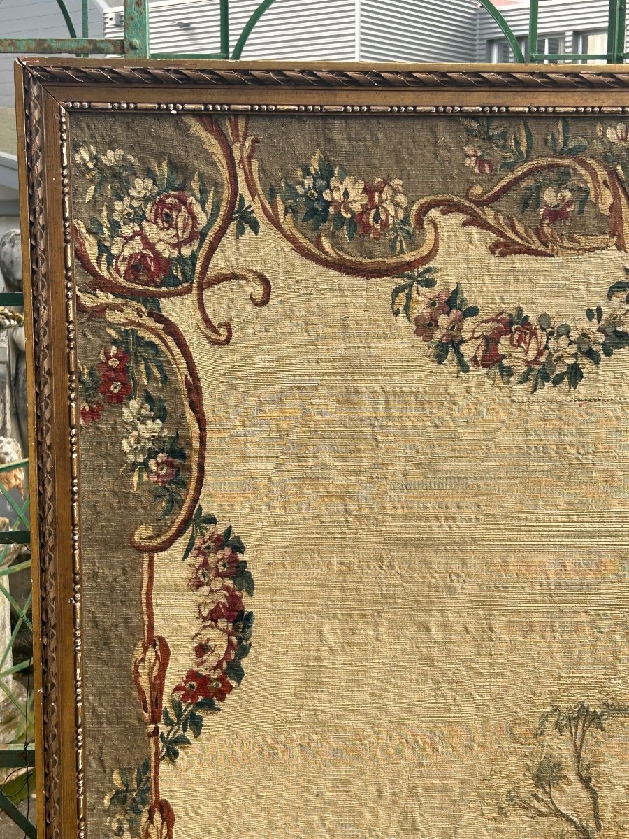 Tapestry From The Royal Aubusson Factory, Late 18th Century-photo-1