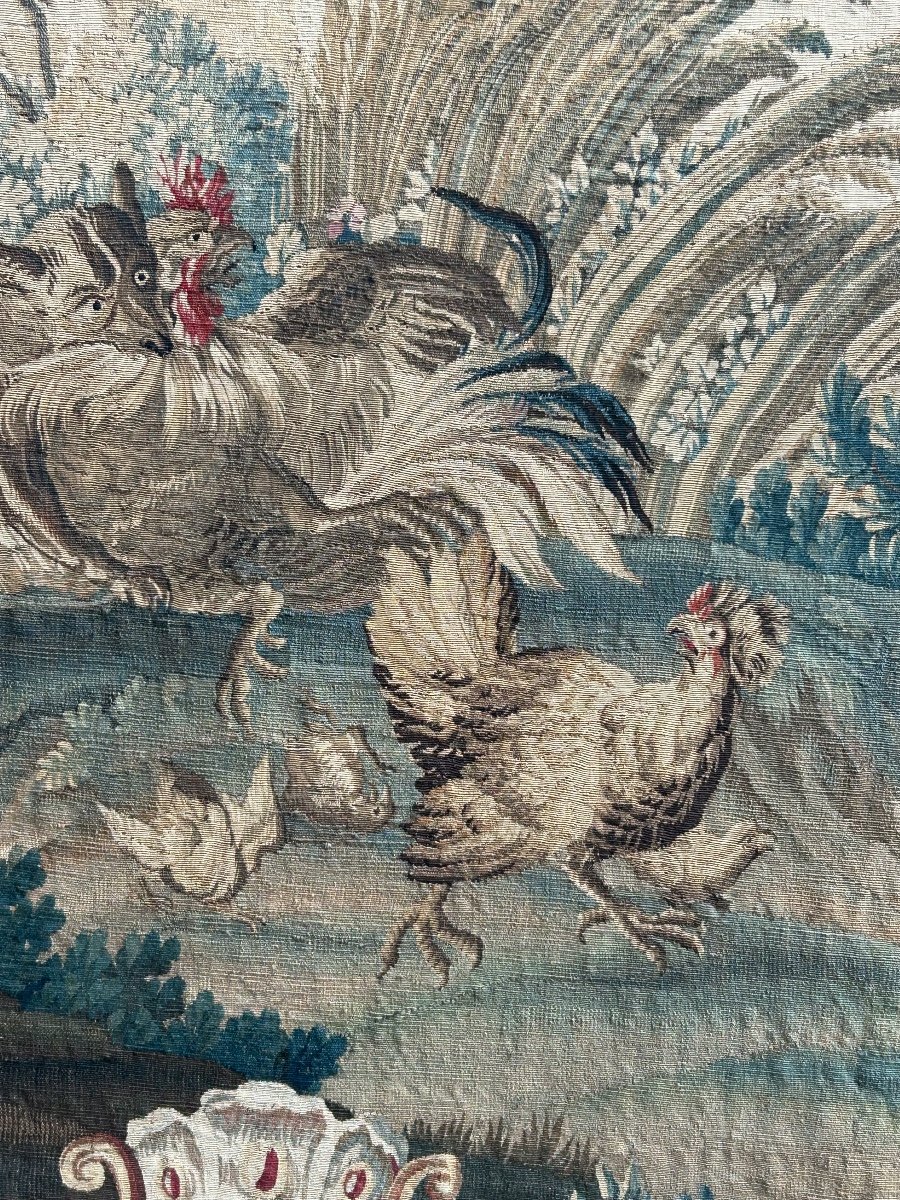 Tapestry From The Royal Aubusson Factory, Late 18th Century-photo-5