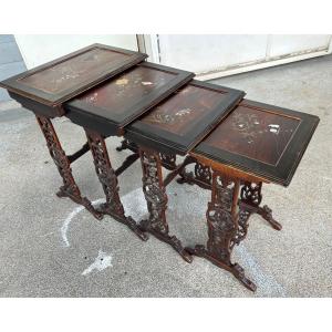 Suite Of Four Japanese Nesting Tables From The XIXth Century