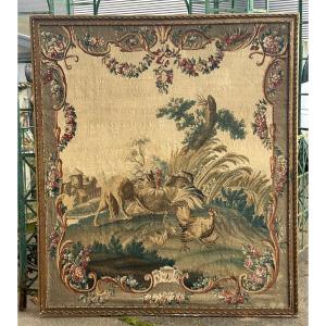 Tapisserie De La Manufacture Royale D’aubusson époque Fin XVIIIème