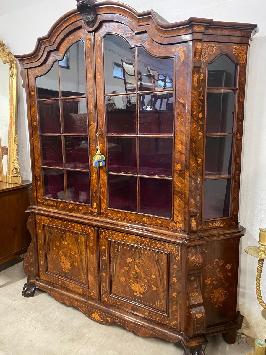 Dutch Display Cabinet, 19th Century-photo-4