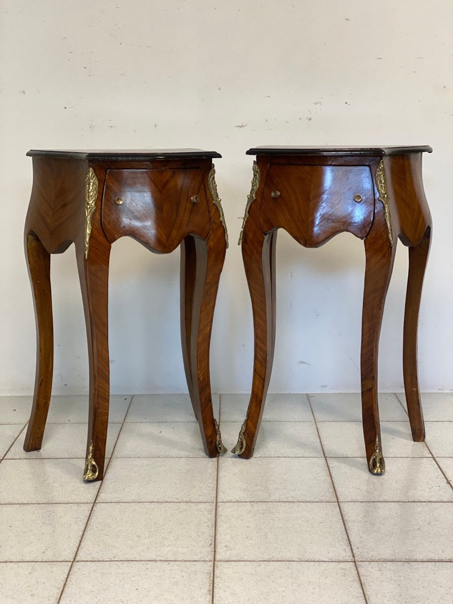 Pair Of Napoleon III Bedside Tables-photo-2