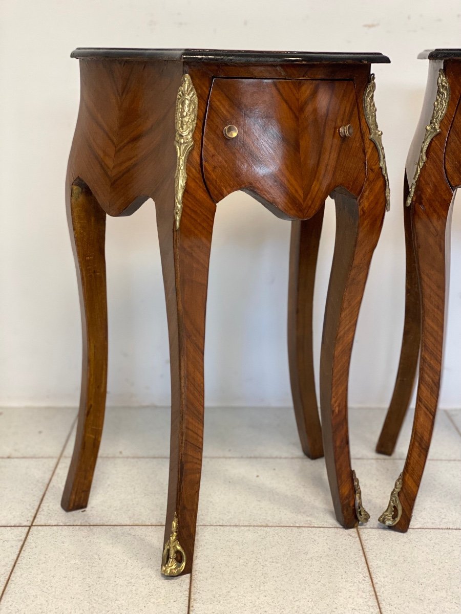 Pair Of Napoleon III Bedside Tables-photo-3