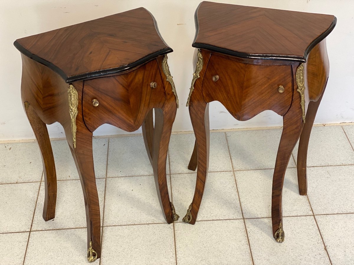 Pair Of Napoleon III Bedside Tables-photo-2