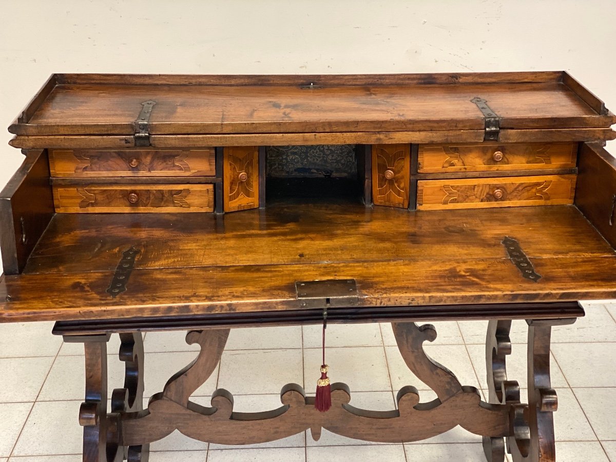 San Filippo Louis XIV Lombard Venetian Desk. Late 17th Century-photo-2