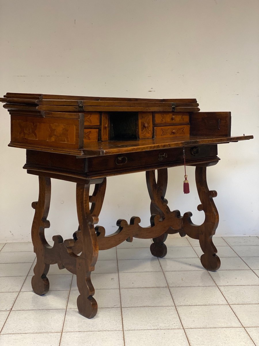 San Filippo Louis XIV Lombard Venetian Desk. Late 17th Century-photo-1