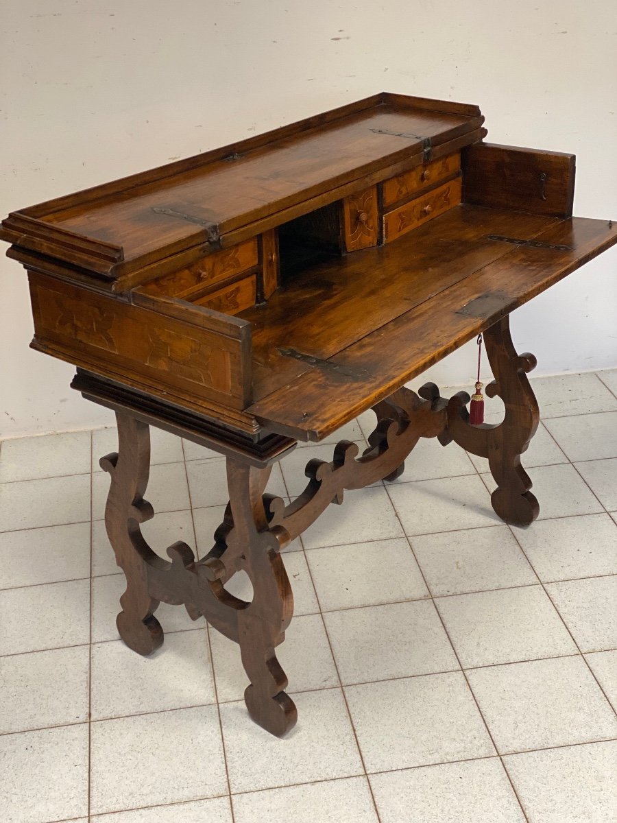 San Filippo Louis XIV Lombard Venetian Desk. Late 17th Century-photo-2