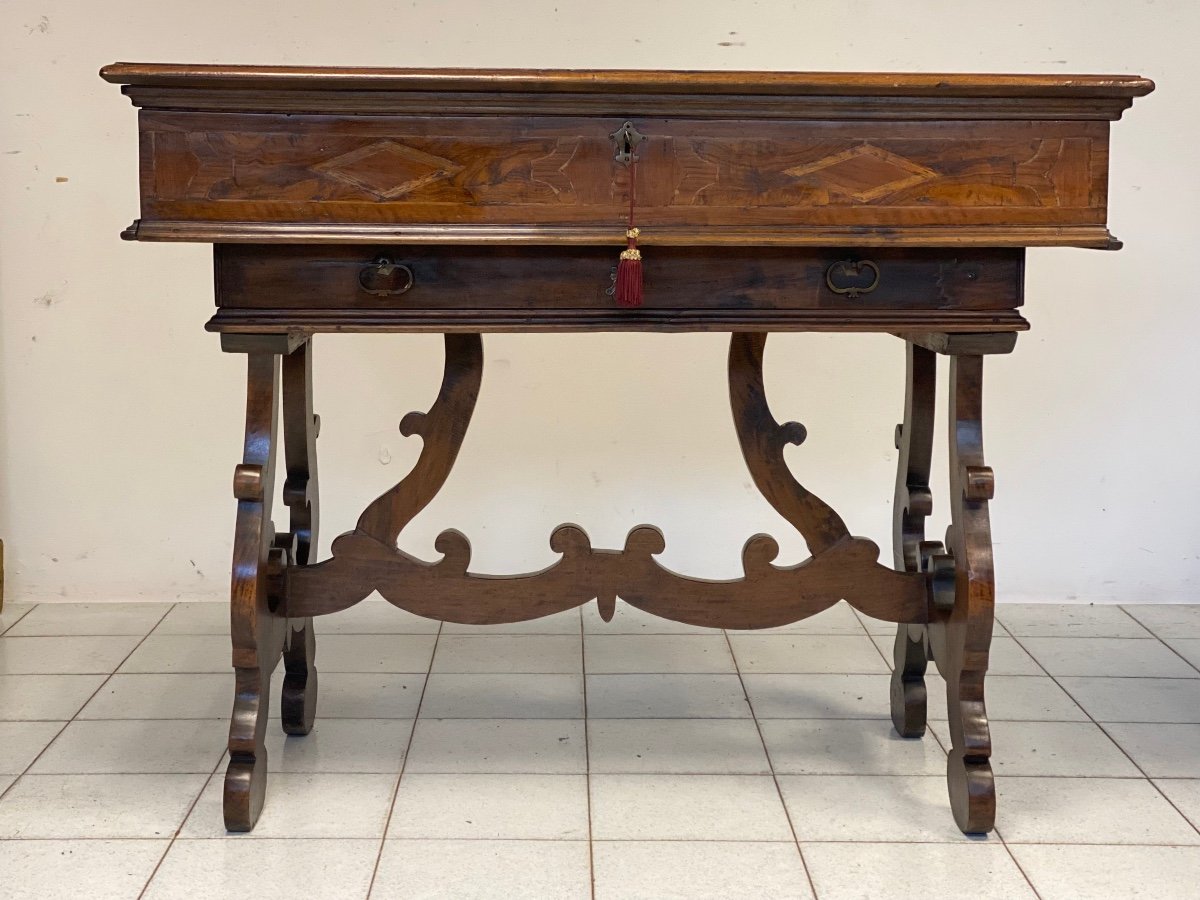 San Filippo Louis XIV Lombard Venetian Desk. Late 17th Century