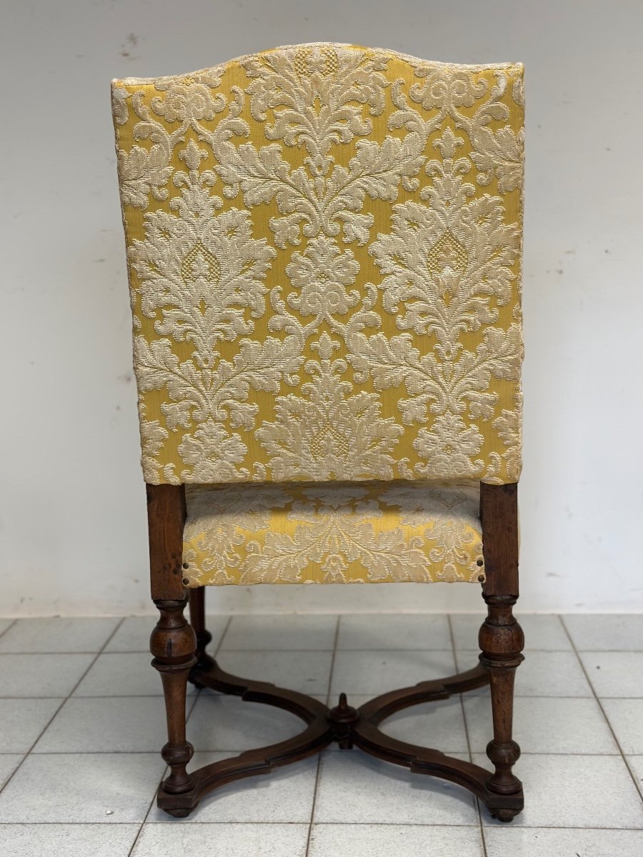 Louis XIV Lombard Armchair. Early 18th Century-photo-3