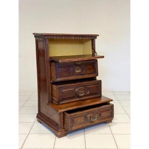 Lombard Kneeler In Walnut With A Scrabble. Late 17th Century List Price