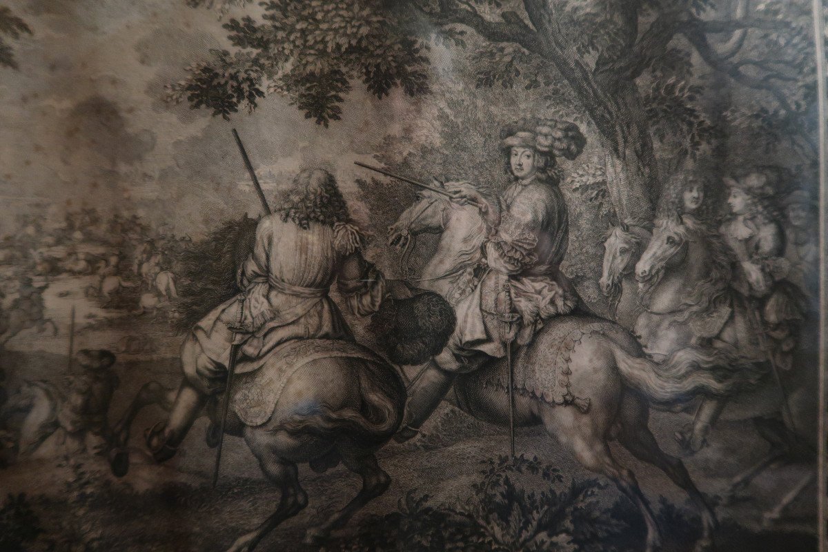 Two Engravings “battles Of Louis XIV”-photo-6