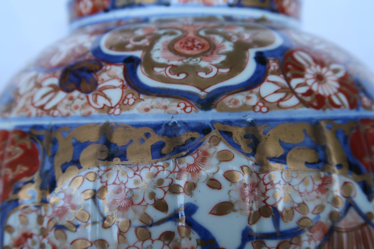 Imari XIX Porcelain Potiche-photo-3