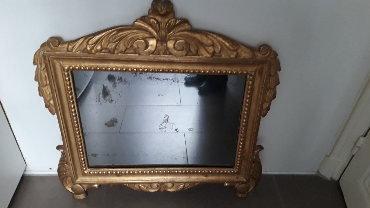 L XVI Style Mirror Early 19th Century-photo-4