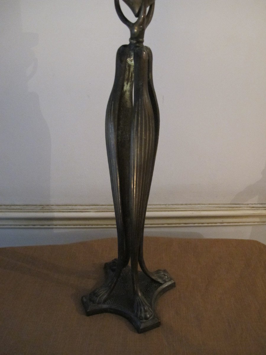Bronze Lamp "cat's Paw Model"-photo-1