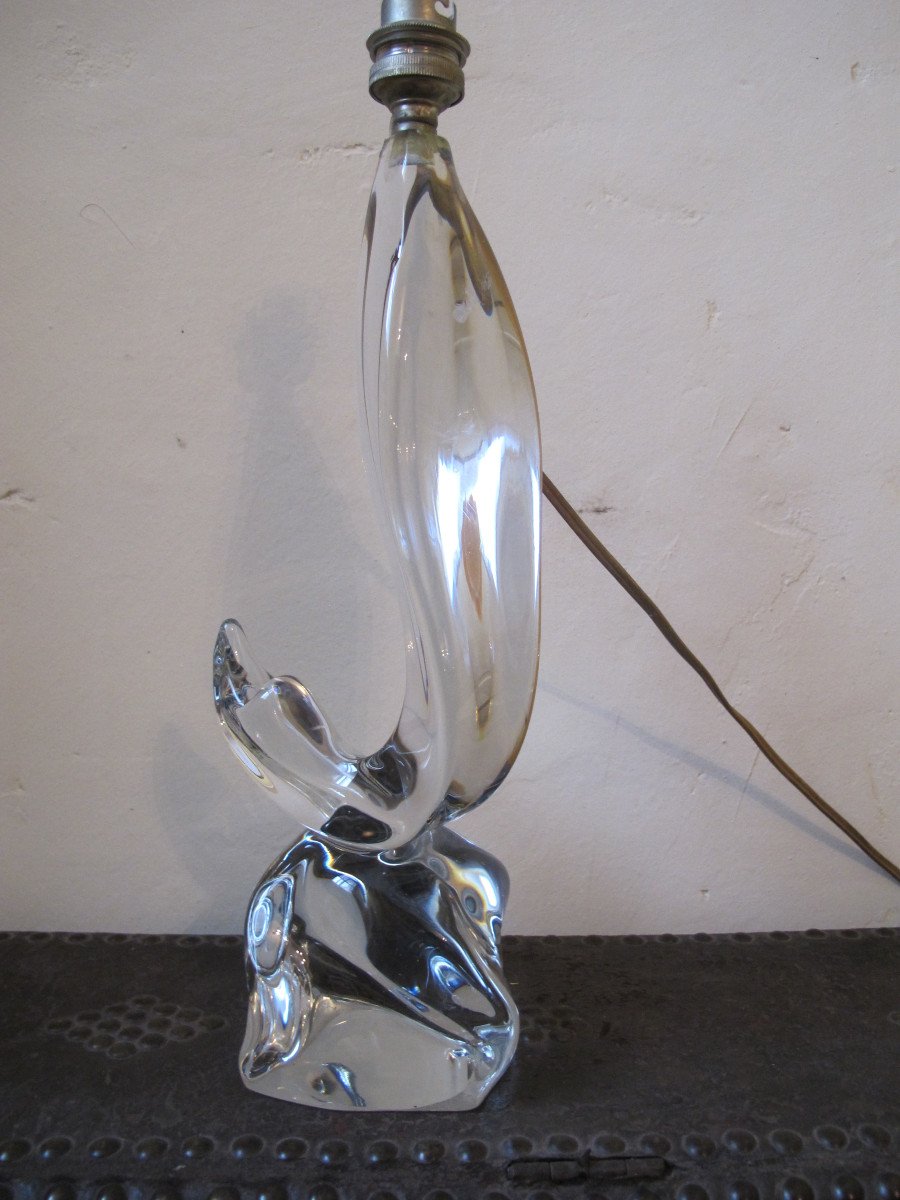 Lampe En Cristal De Daum 