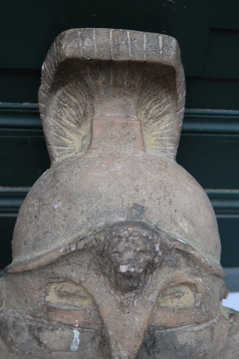 Pair Of Mascarons Decorated With Woman's Heads-photo-4