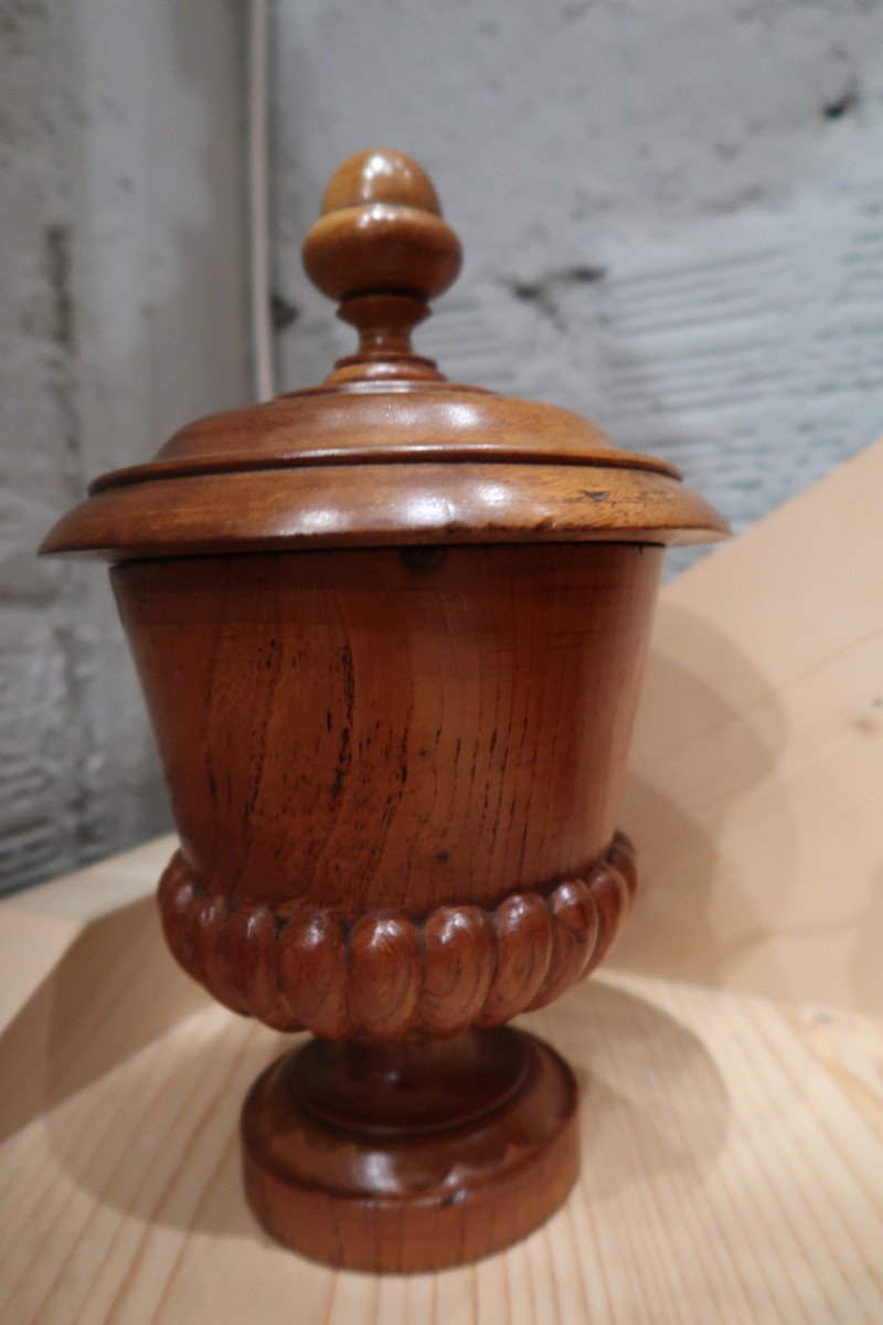 19th Century Turned Wood Cup -photo-2