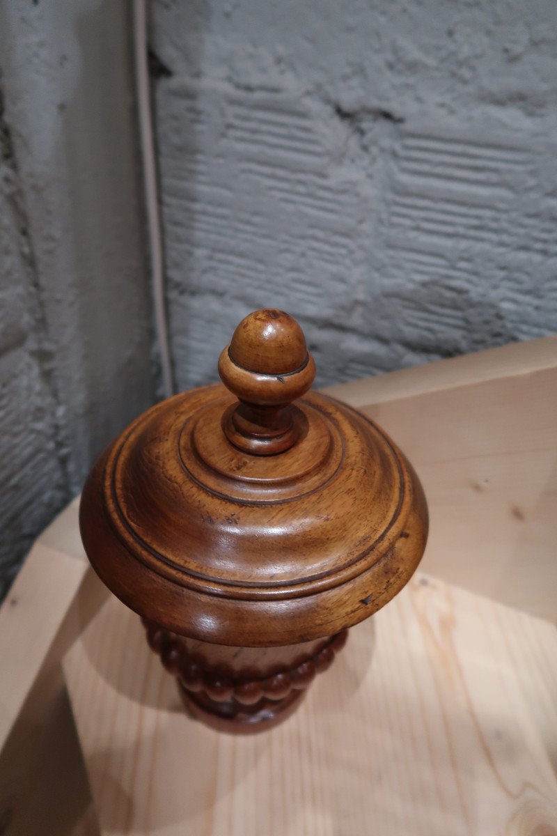 19th Century Turned Wood Cup -photo-3