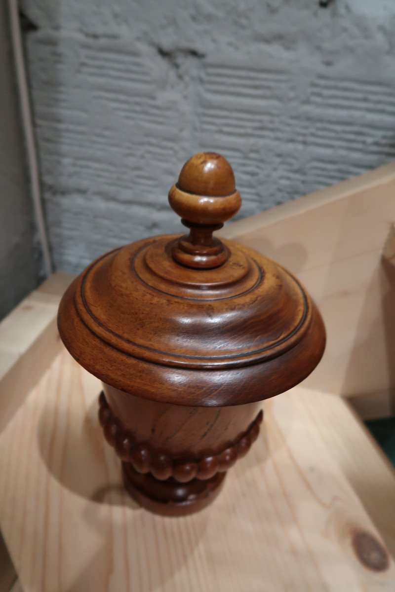 19th Century Turned Wood Cup -photo-4