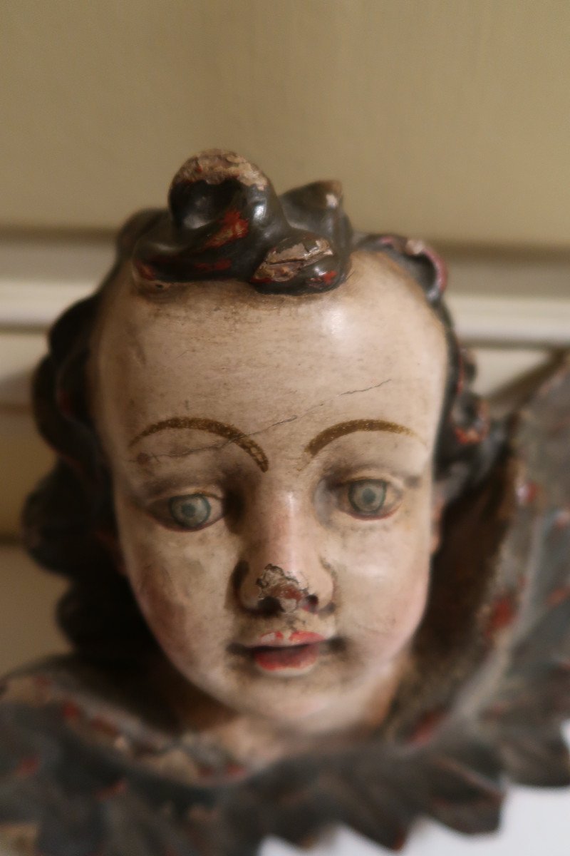 Polychrome Angel Head XVIII-photo-3