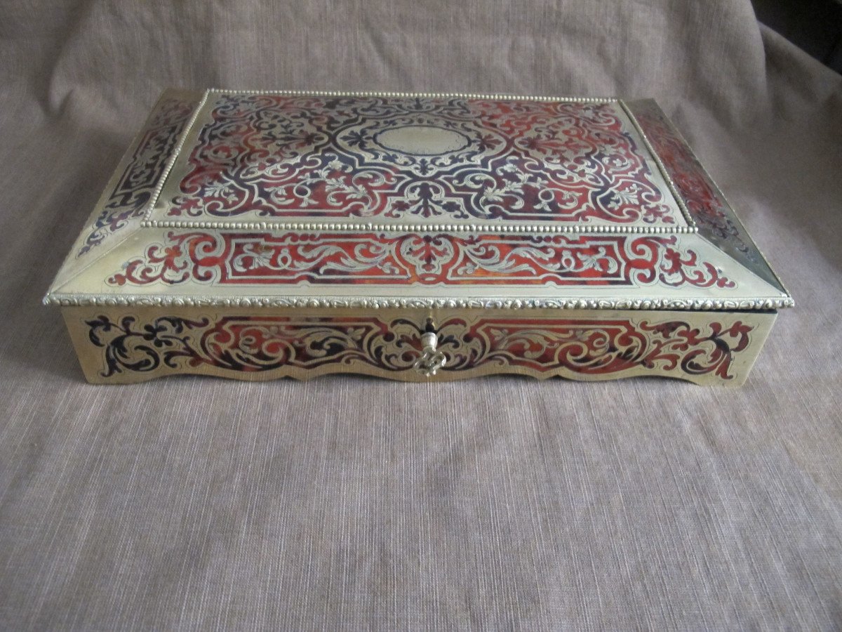 Boulle Marquetry Box Nap III Period