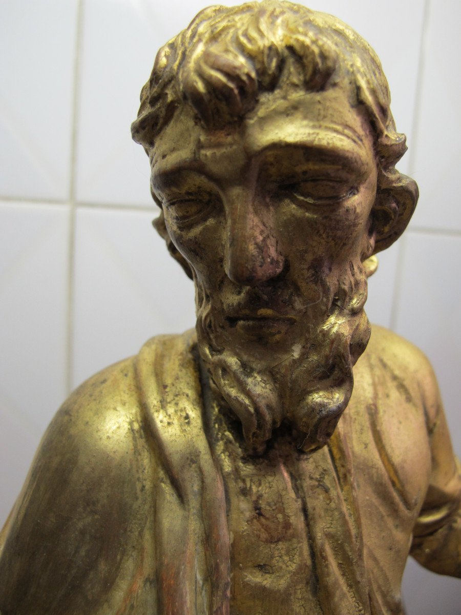 Saint Paul In Gilded Wood  -photo-7