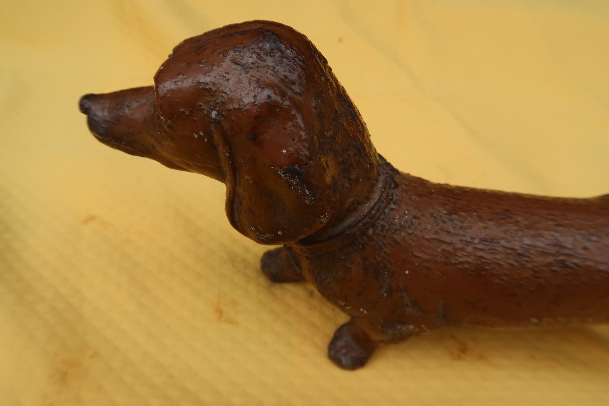 Cast Iron Dog End Of 19th Century-photo-1