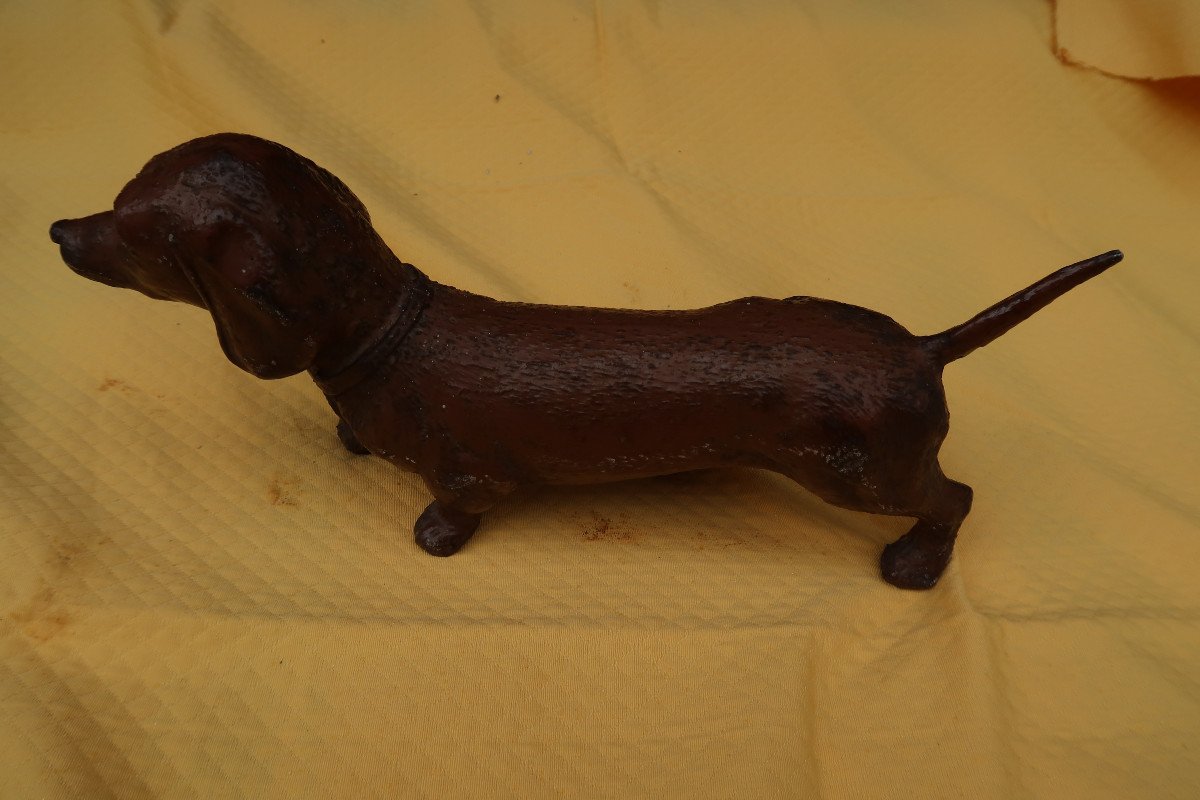 Cast Iron Dog End Of 19th Century