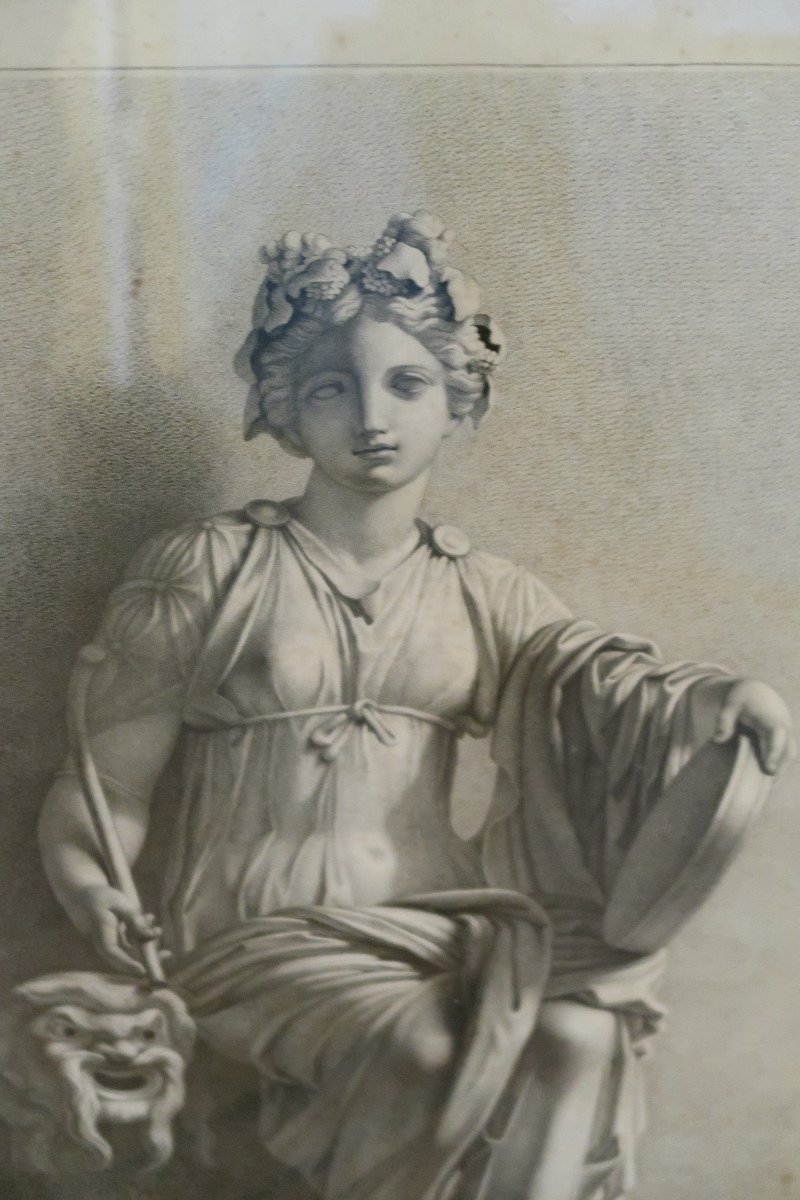 Gravure De  Thalie  , Muse De La Comédie-photo-2