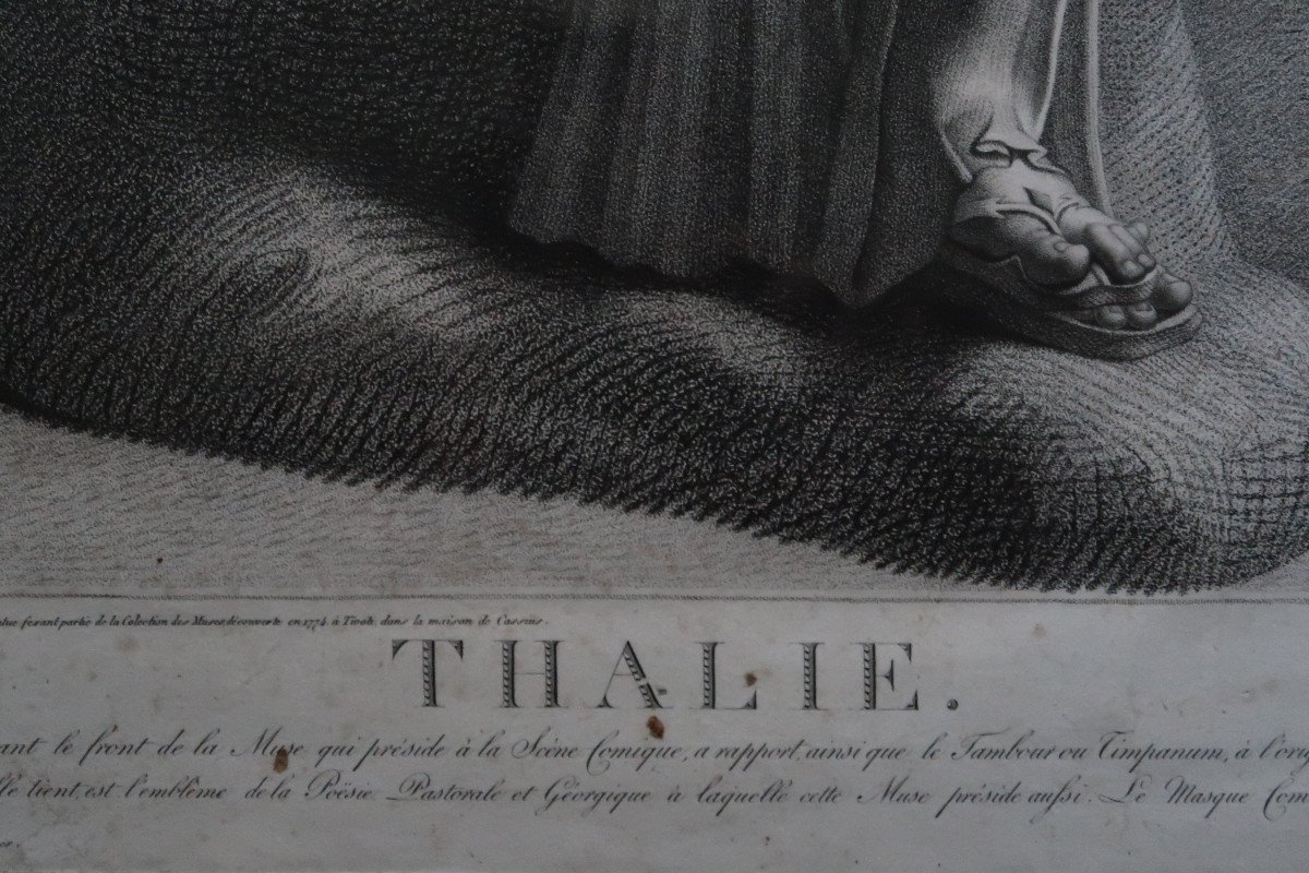 Gravure De  Thalie  , Muse De La Comédie-photo-6