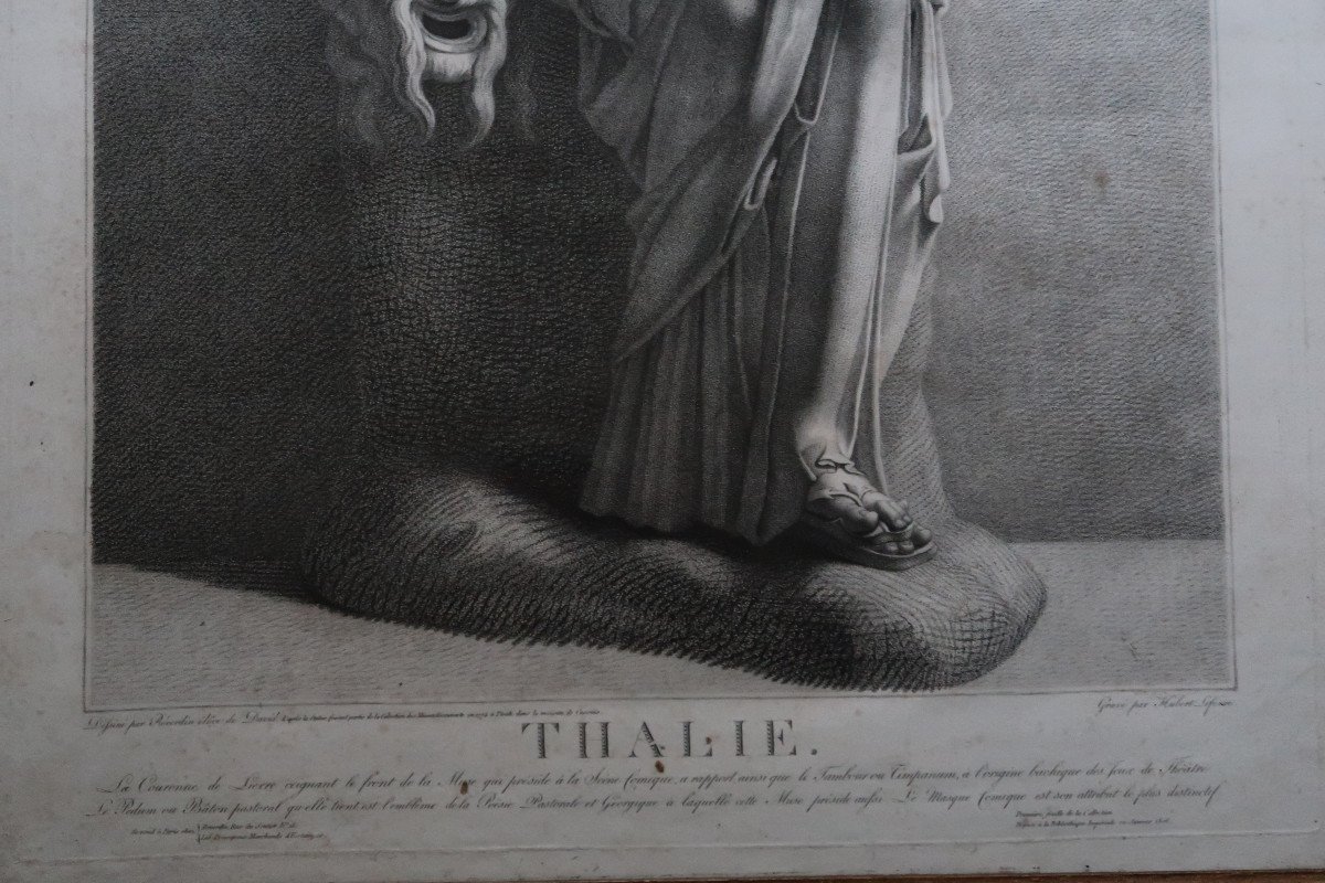 Gravure De  Thalie  , Muse De La Comédie-photo-7