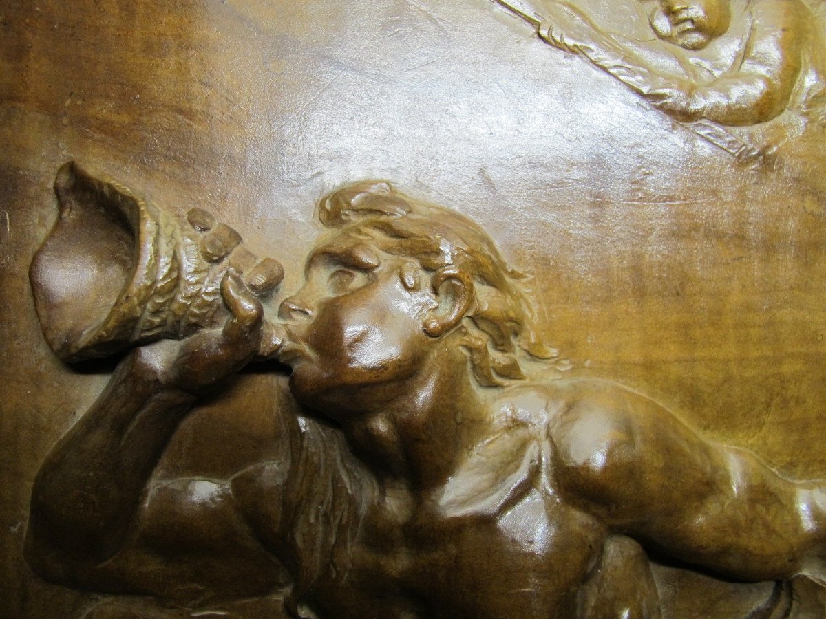 Walnut Panel 19th Century-photo-3