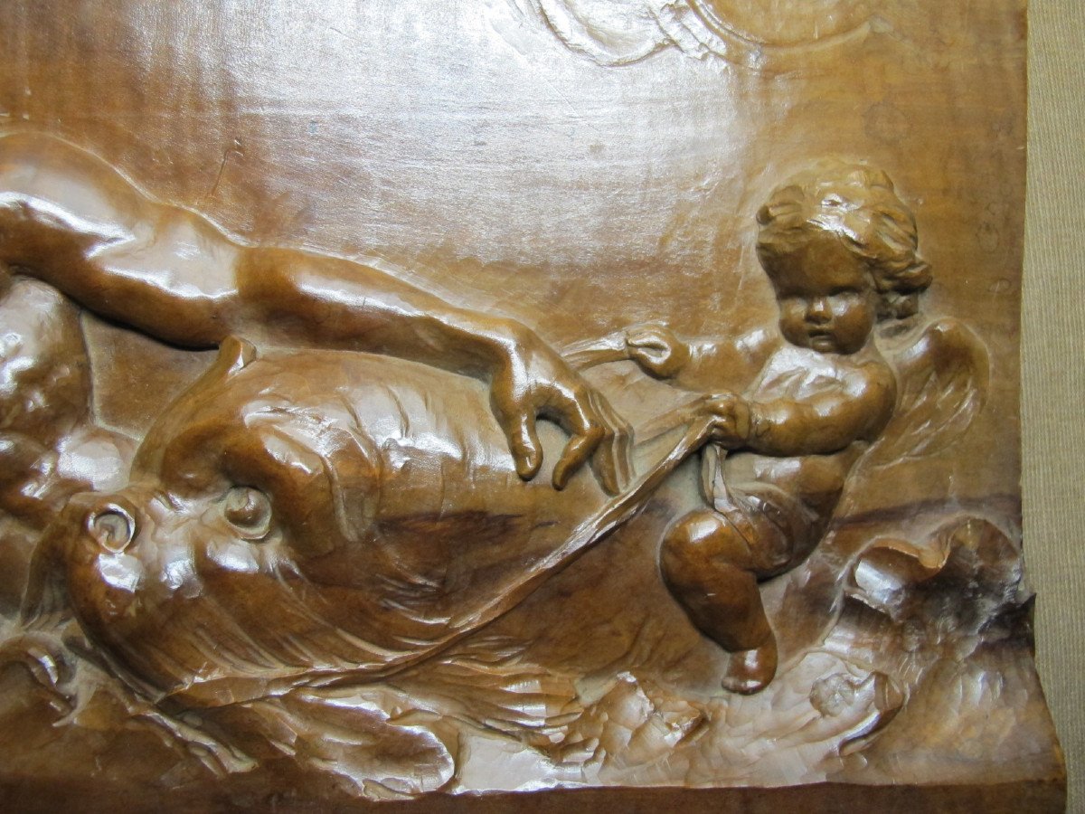 Walnut Panel 19th Century-photo-4