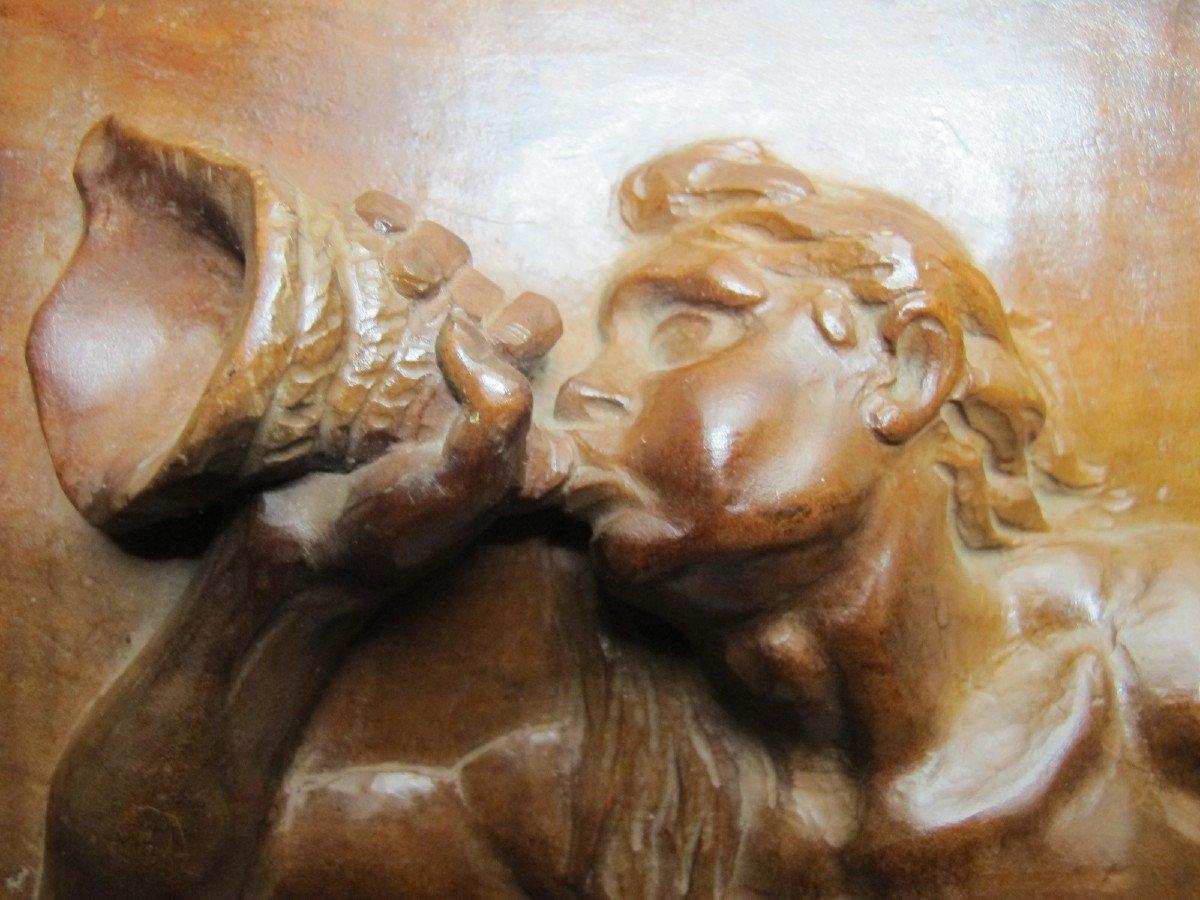 Walnut Panel 19th Century-photo-4