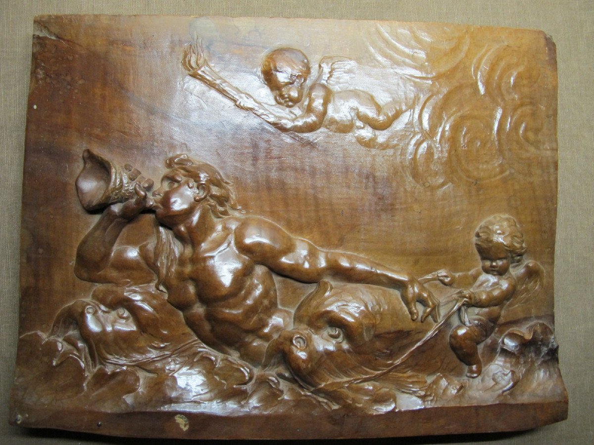 Walnut Panel 19th Century