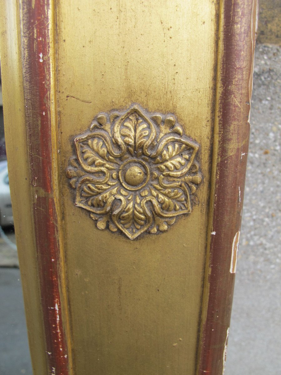 Gilded Wooden Mirror, Early 19th Century-photo-4