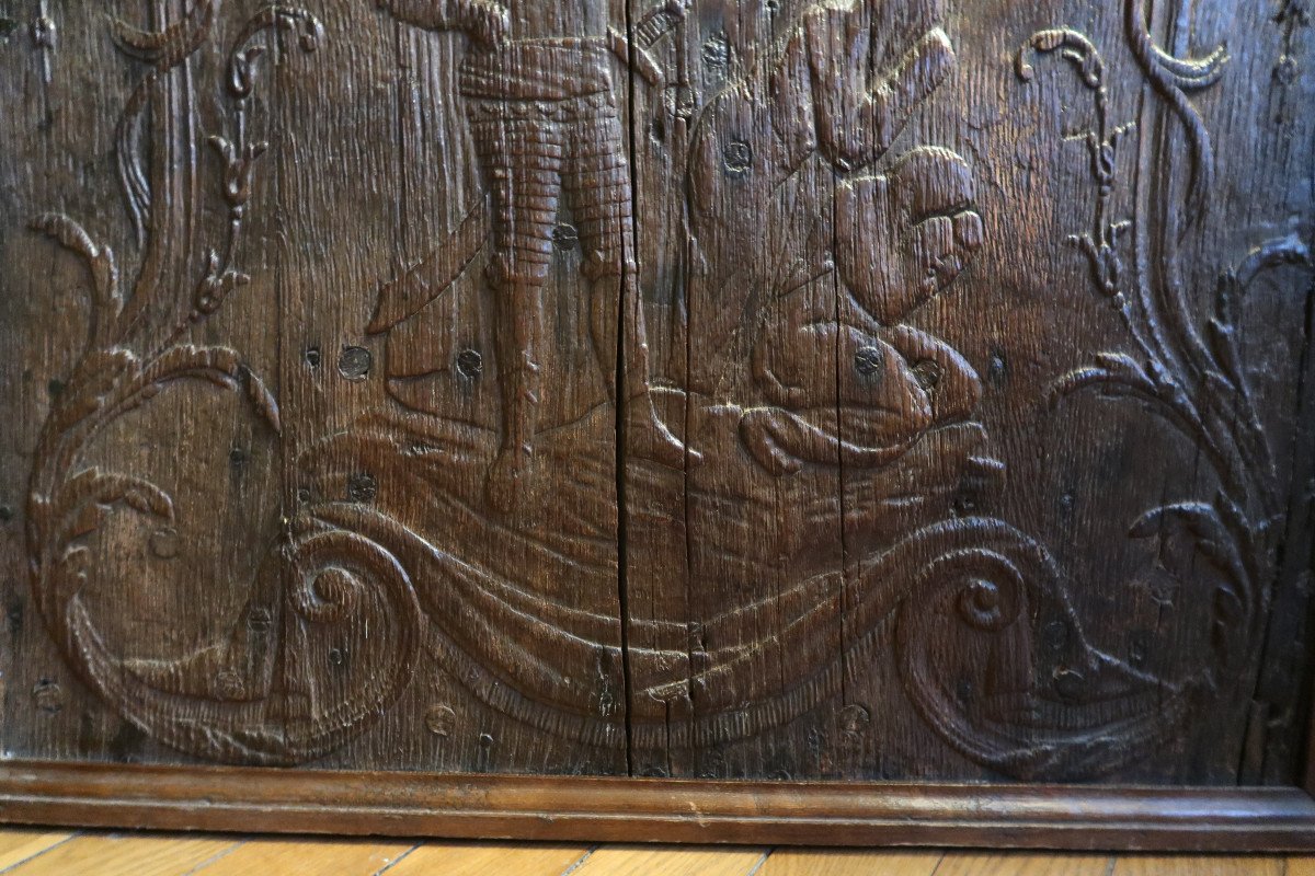 Louis XV Period Oak Panel-photo-4