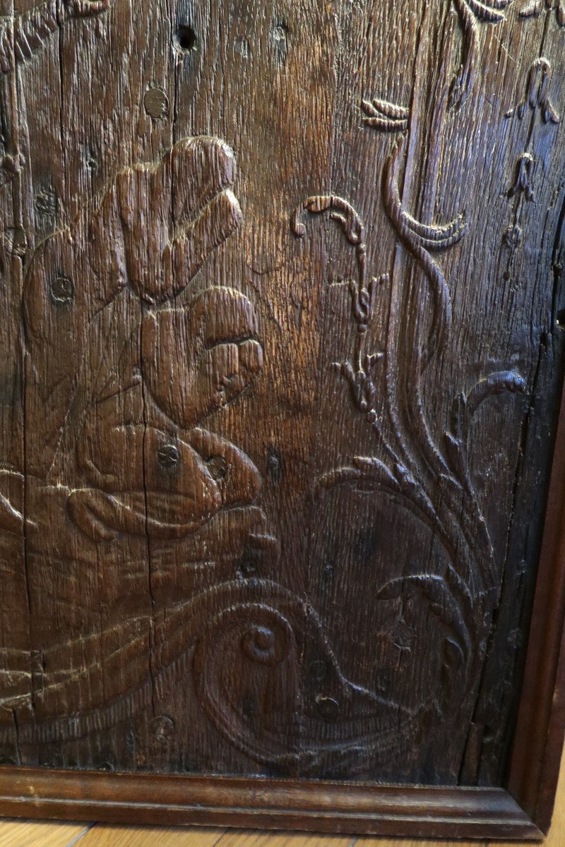 Louis XV Period Oak Panel-photo-1