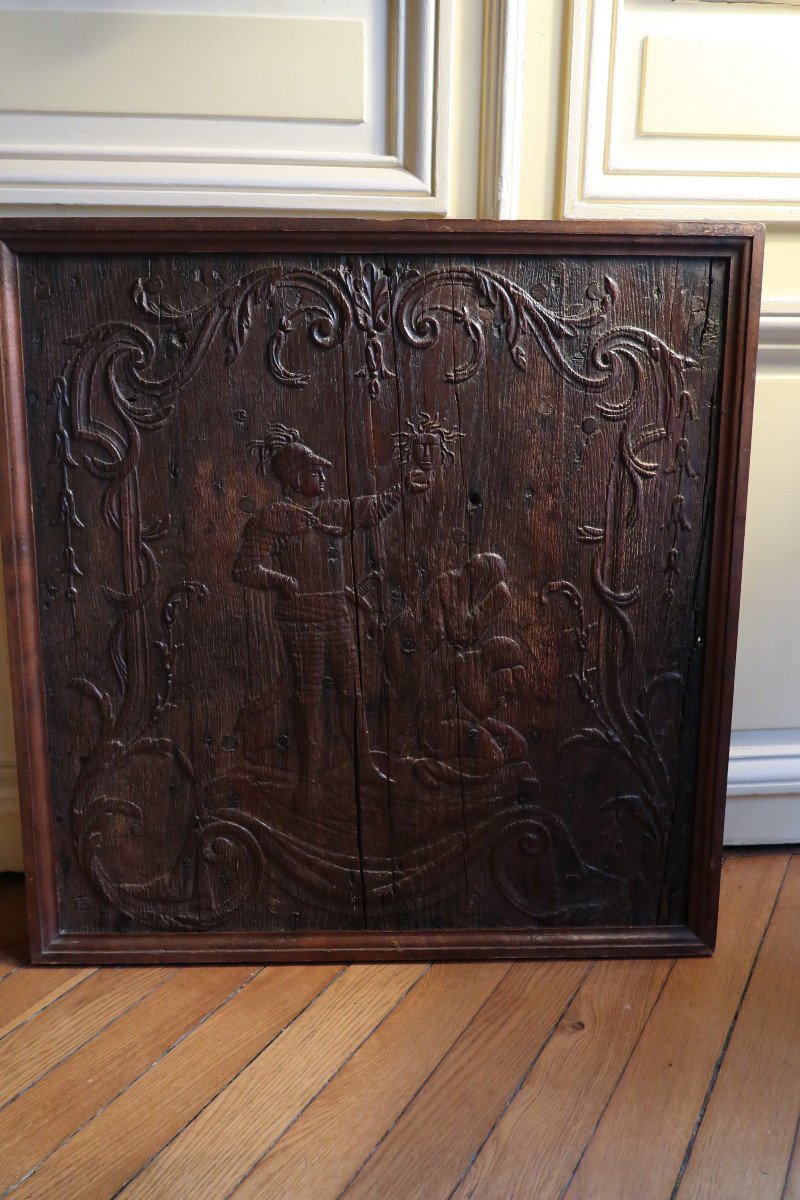 Louis XV Period Oak Panel