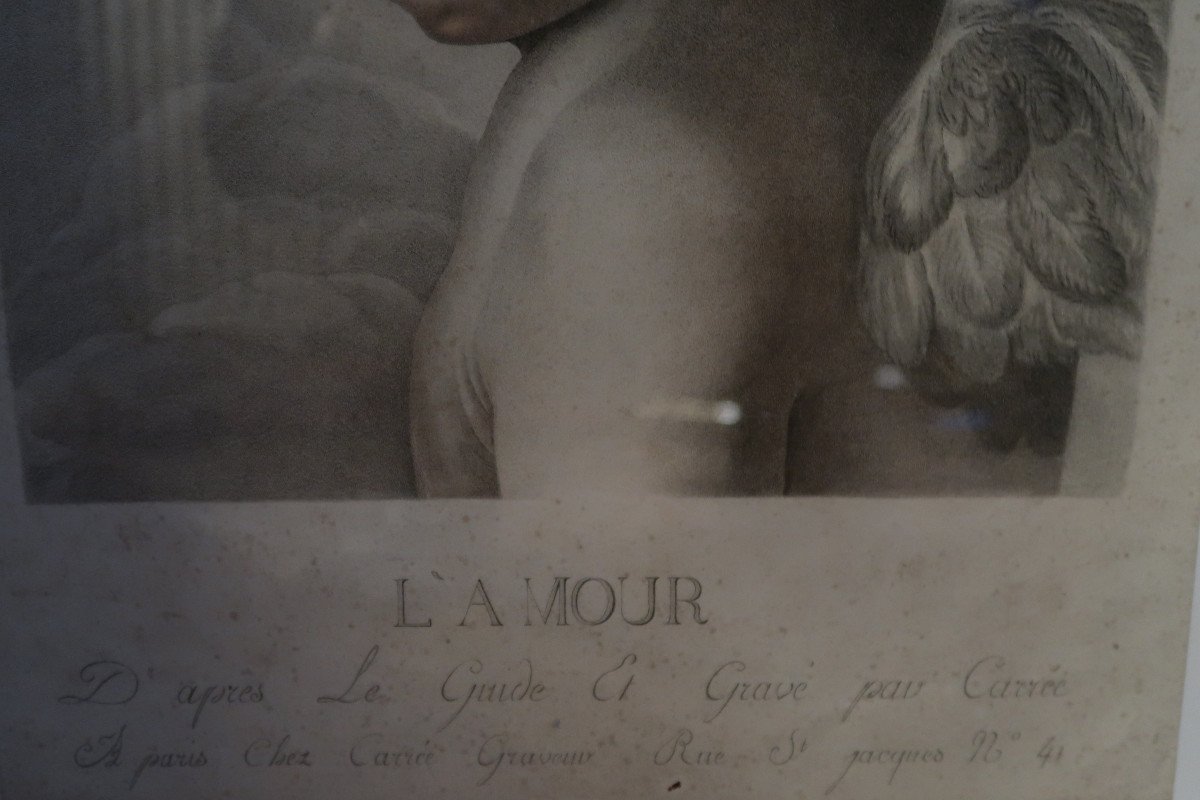 Gravure   " L ' Amour " -photo-2