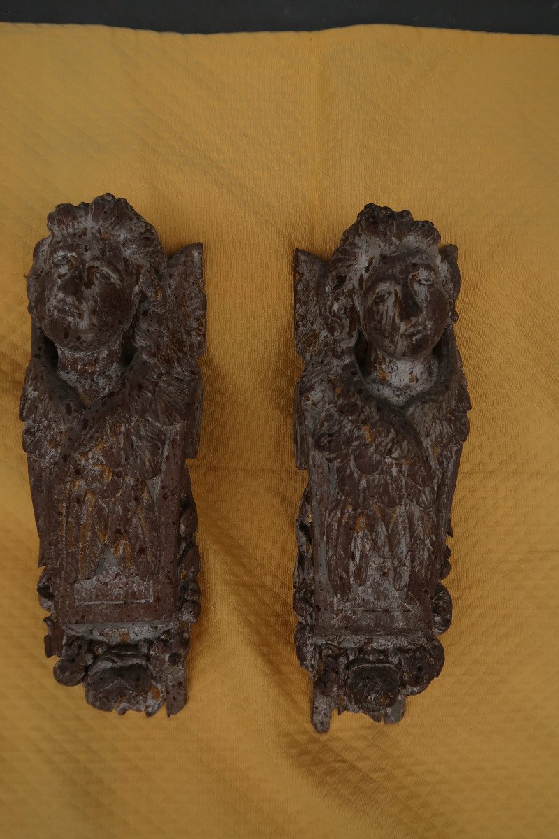 Pair Of 18th Century Cherubs