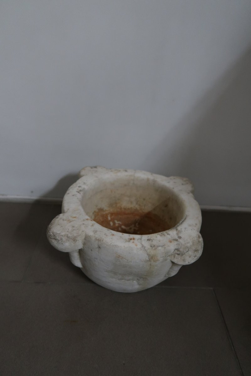 18th Century Marble Mortar-photo-2