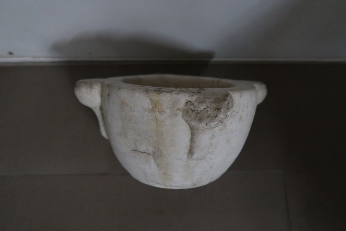 18th Century Marble Mortar-photo-1