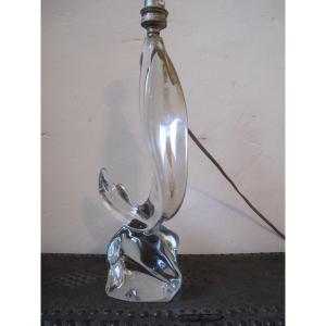 Lampe En Cristal De Daum 