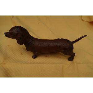 Cast Iron Dog End Of 19th Century