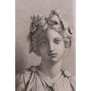 Engraving Of Thalia, Muse Of Comedy