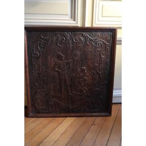 Louis XV Period Oak Panel