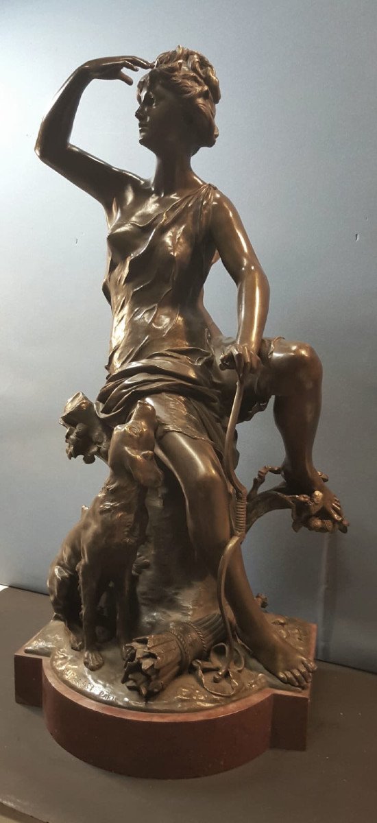 Dianne Huntress, Bronze By Luca Madrassi