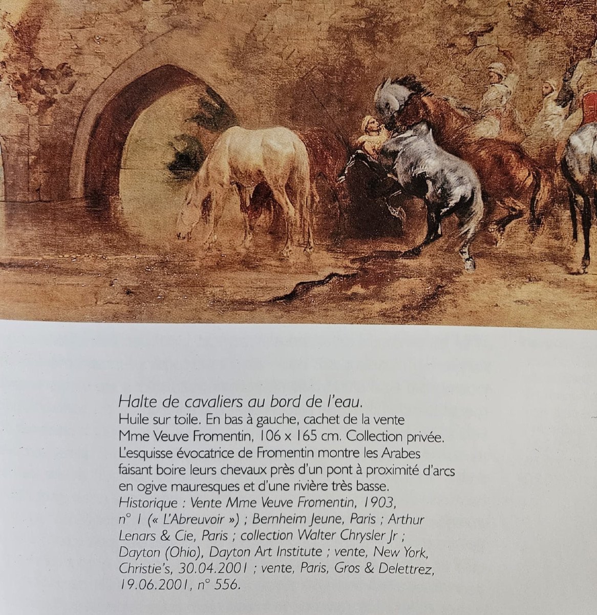 Etude de têtes de chevaux, crayon d'Eugène Fromentin-photo-1